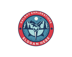 Travel Compass Trekking logo design