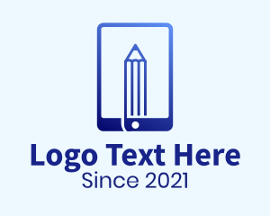 Pencil Mobile Tablet  logo