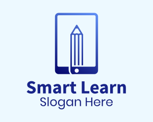 Pencil Mobile Tablet  Logo