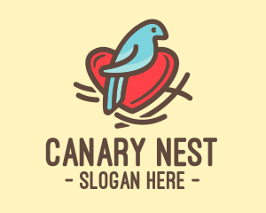 Bird Nest Heart logo