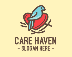 Bird Nest Heart logo