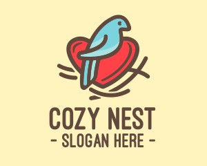Bird Nest Heart logo