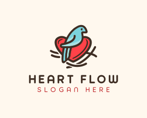 Bird Nest Heart logo