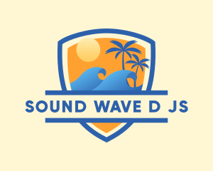 Ocean Wave Summer logo design