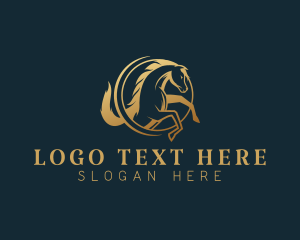 Equine Horse Stallion logo