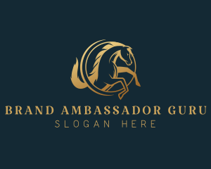 Equine Horse Stallion logo design