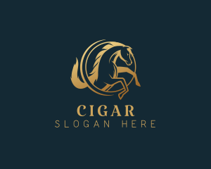 Equine Horse Stallion logo design