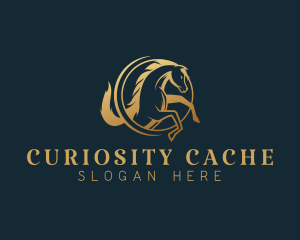 Equine Horse Stallion logo design