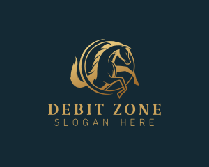 Equine Horse Stallion logo design