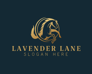 Equine Horse Stallion logo design