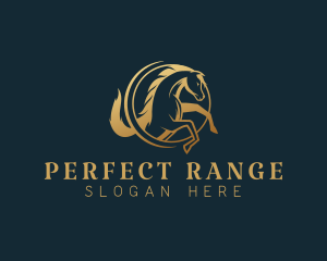 Equine Horse Stallion logo design