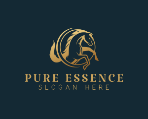 Equine Horse Stallion logo design