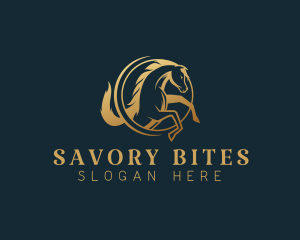 Equine Horse Stallion logo