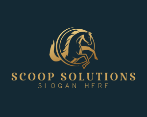 Equine Horse Stallion logo design