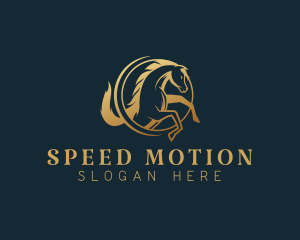 Equine Horse Stallion logo design