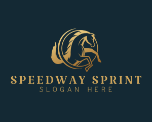 Equine Horse Stallion logo design