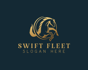 Equine Horse Stallion logo design