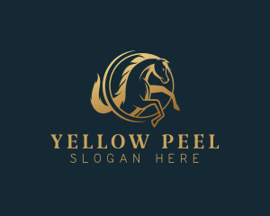 Equine Horse Stallion logo design