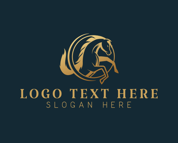 Horse logo example 1
