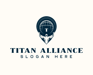 Titan Atlas Globe logo