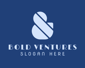 Bold Modern Ampersand  logo design