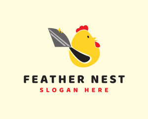 Chicken Rooster Knife logo