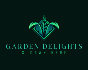 Grass Garden Landscaping logo design