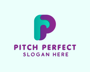 Startup Creative Business Letter P logo design