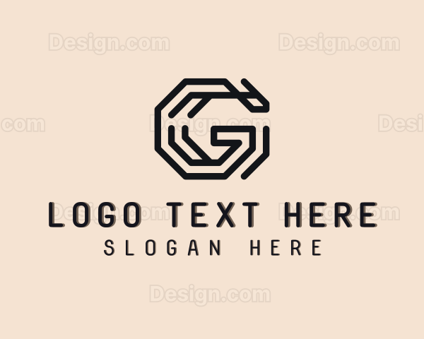 Octagon Cyber Technology Letter G Logo