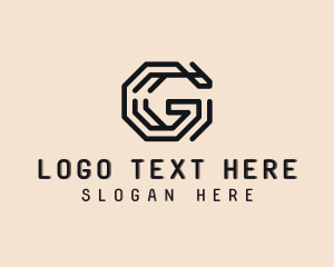 Octagon Cyber Technology Letter G  logo