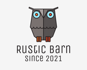 Barn Owl Bird logo