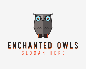 Barn Owl Bird logo