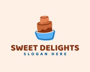 Chocolate Cake Dessert logo