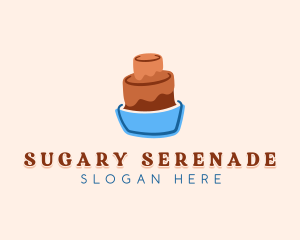 Chocolate Cake Dessert logo