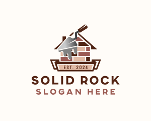 Masonry Brick Construction logo design