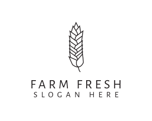 Wheat Grain Plant logo