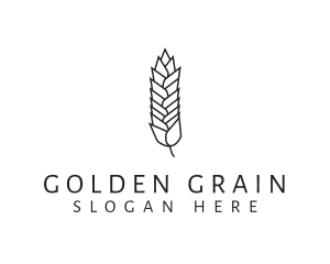 Wheat Grain Plant logo