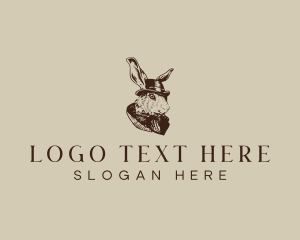 Vintage Victorian Rabbit logo