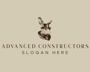 Vintage Victorian Rabbit Logo