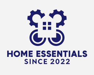 Gear House Home Improvement  logo design