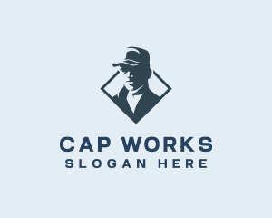 Man Fashion Cap logo