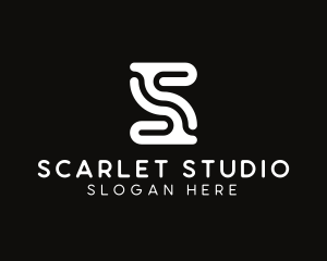 Stylish Studio Letter S logo design