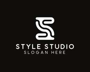 Stylish Studio Letter S logo design