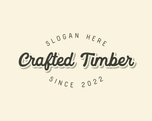 Retro Fancy Cursive  logo design