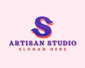 Creative Media Studio Letter S logo design