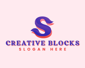 Creative Media Studio Letter S logo design