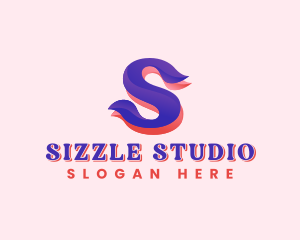 Creative Media Studio Letter S logo design