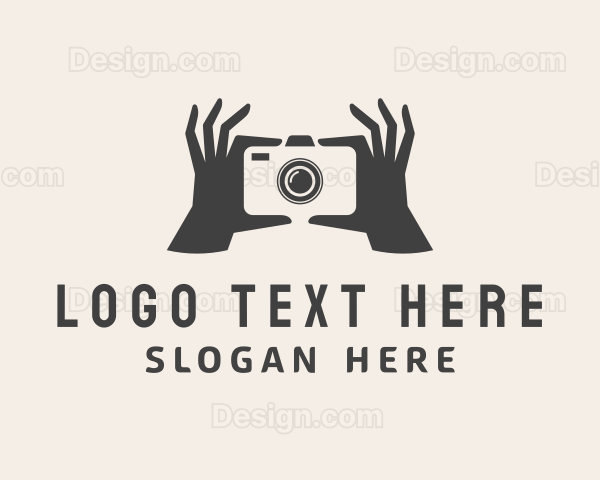 Camera Photography Hand Logo