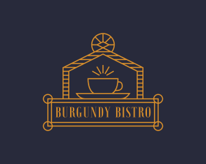 Luxury Cafe Coffee  logo design