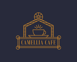 Luxury Cafe Coffee  logo design